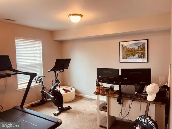 a room with furniture and windows
