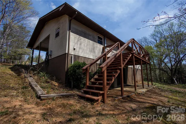 a view of outdoor space and deck