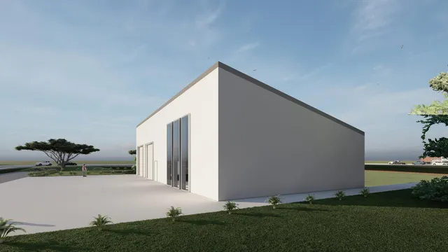 a view of a back yard