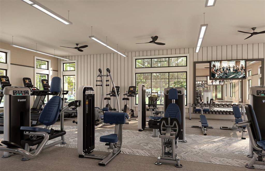 3768 Obsidian Drive Spring Hill, FL 34609 - Photo 22 of 24 a view of a room with gym equipment