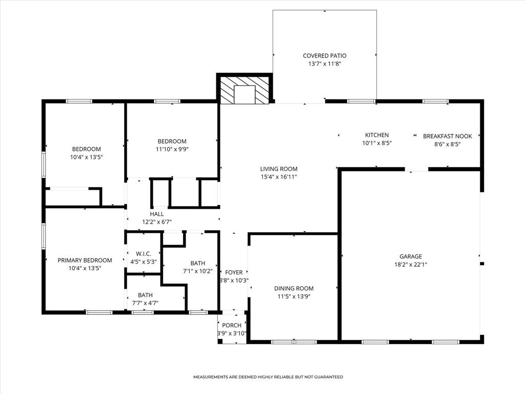 6425 Summit Ridge Drive Watauga, TX 76148 - Photo 18 of 18 Floor plan and dimensions