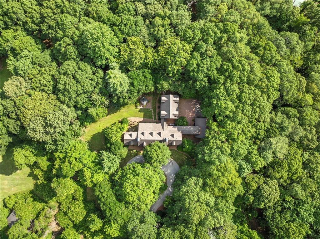 1885 Lake Warner Road Gainesville, GA 30501 - Photo 67 of 67 a backyard of a house with outdoor seating and green space
