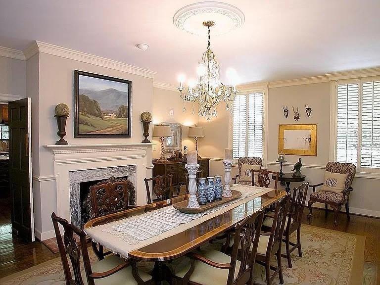 1885 Lake Warner Road Gainesville, GA 30501 - Photo 7 of 67 a view of a dining room with furniture window and wooden floor