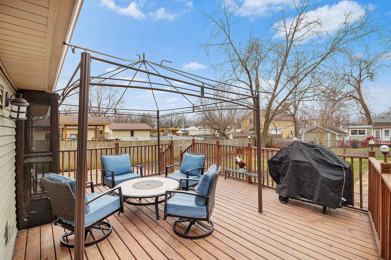 502 Monroe Avenue Ingleside, IL 60041 - Photo 19 of 20 a view of a chairs and table on the deck