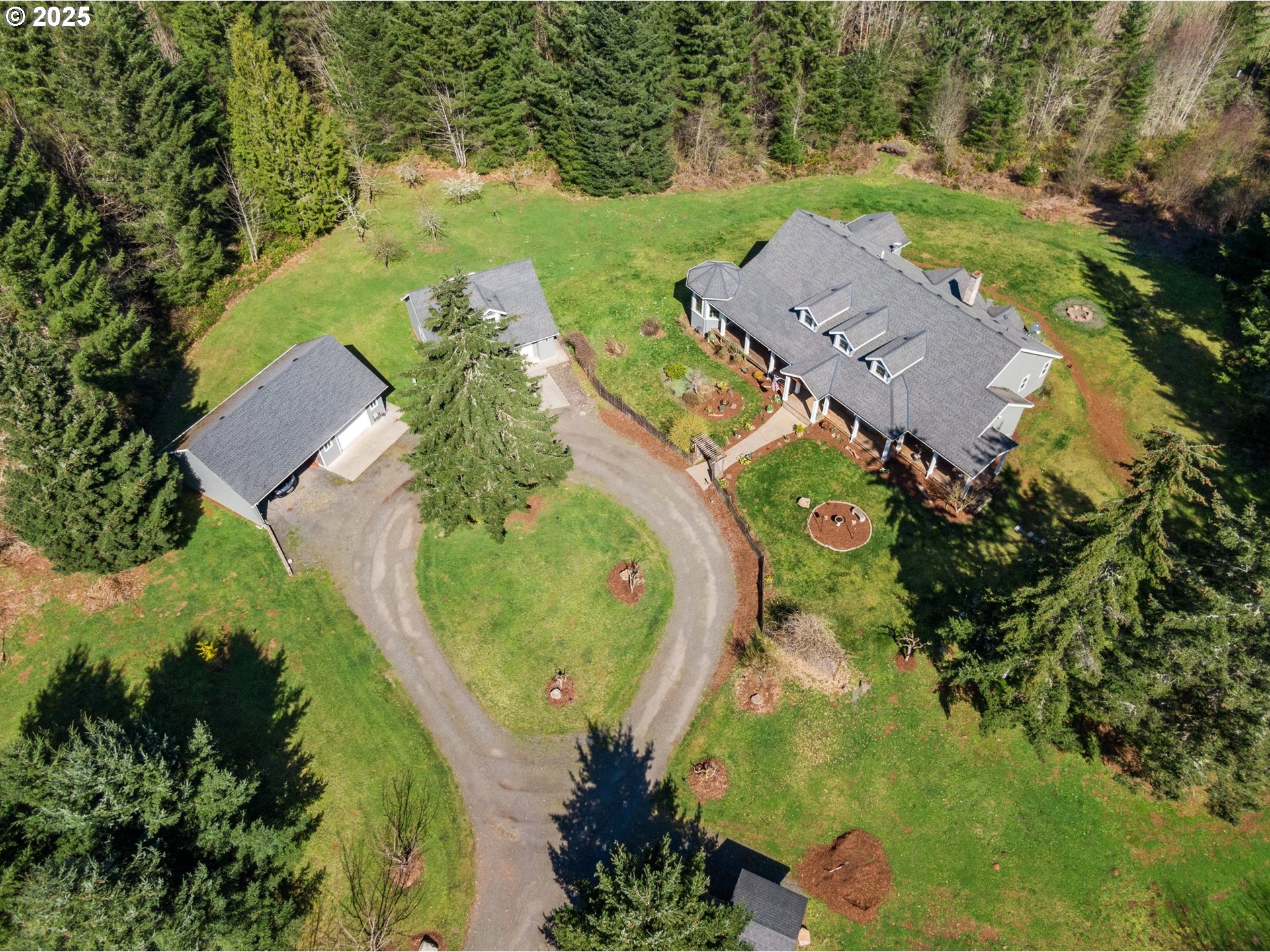30180 Carrico Valley Road St. Helens, OR 97051 - Photo 43 of 48 an aerial view of a house