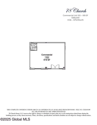 $355,000 | 78 Church Street, Unit 103, Saratoga Springs, NY 12866