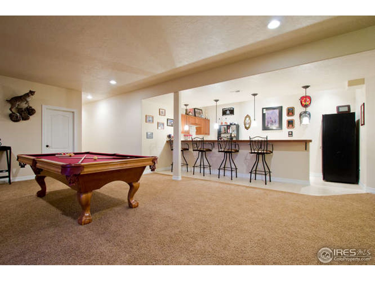 7737 Poudre River Road Greeley, CO 80634 - Photo 17 of 20 Wet bar and plenty of room to entertain
