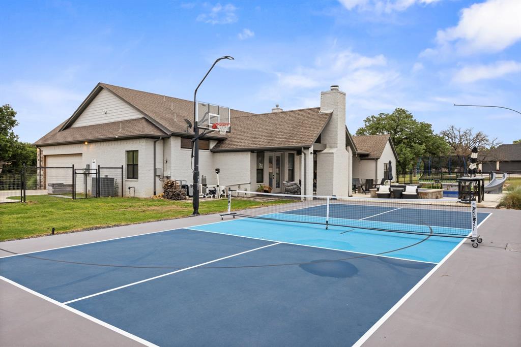 1800 Knox Road Tolar, TX 76476 - Photo 31 of 38 Sport Court with Pickleball and Basketball