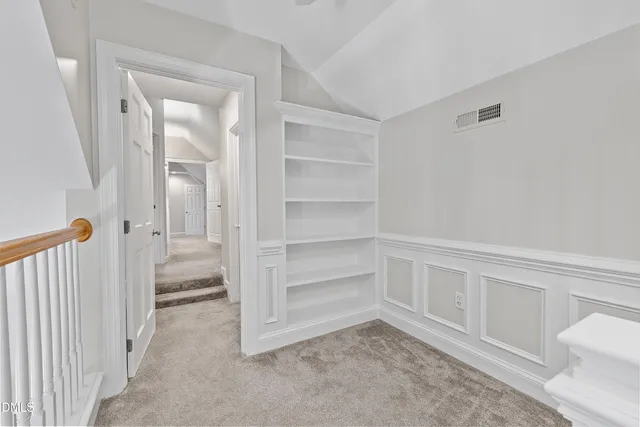 a view of storage and utility room with washer and dryer