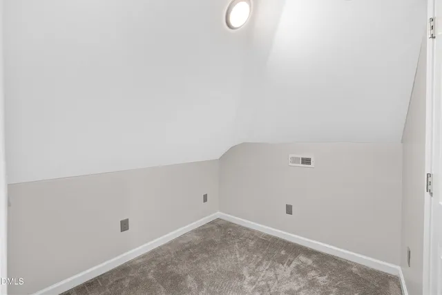 a view of road and trees