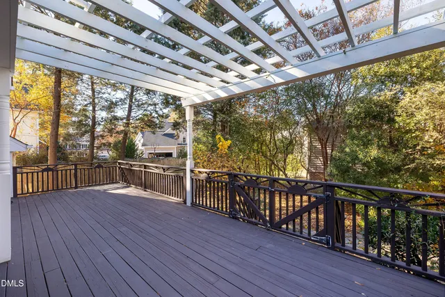 a view of backyard with green space