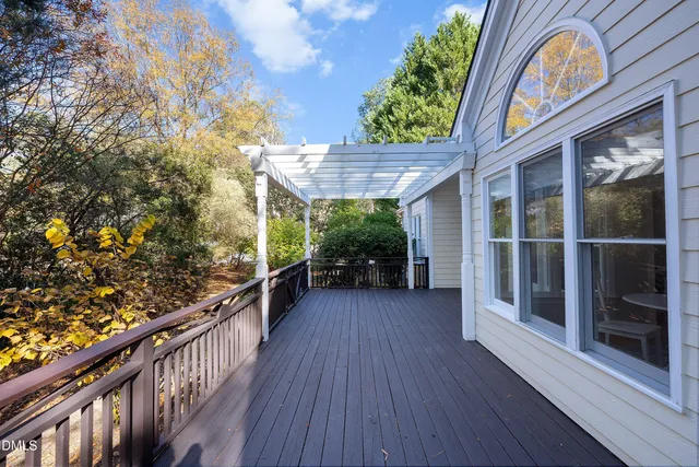 a view of an outdoor space and tennis court
