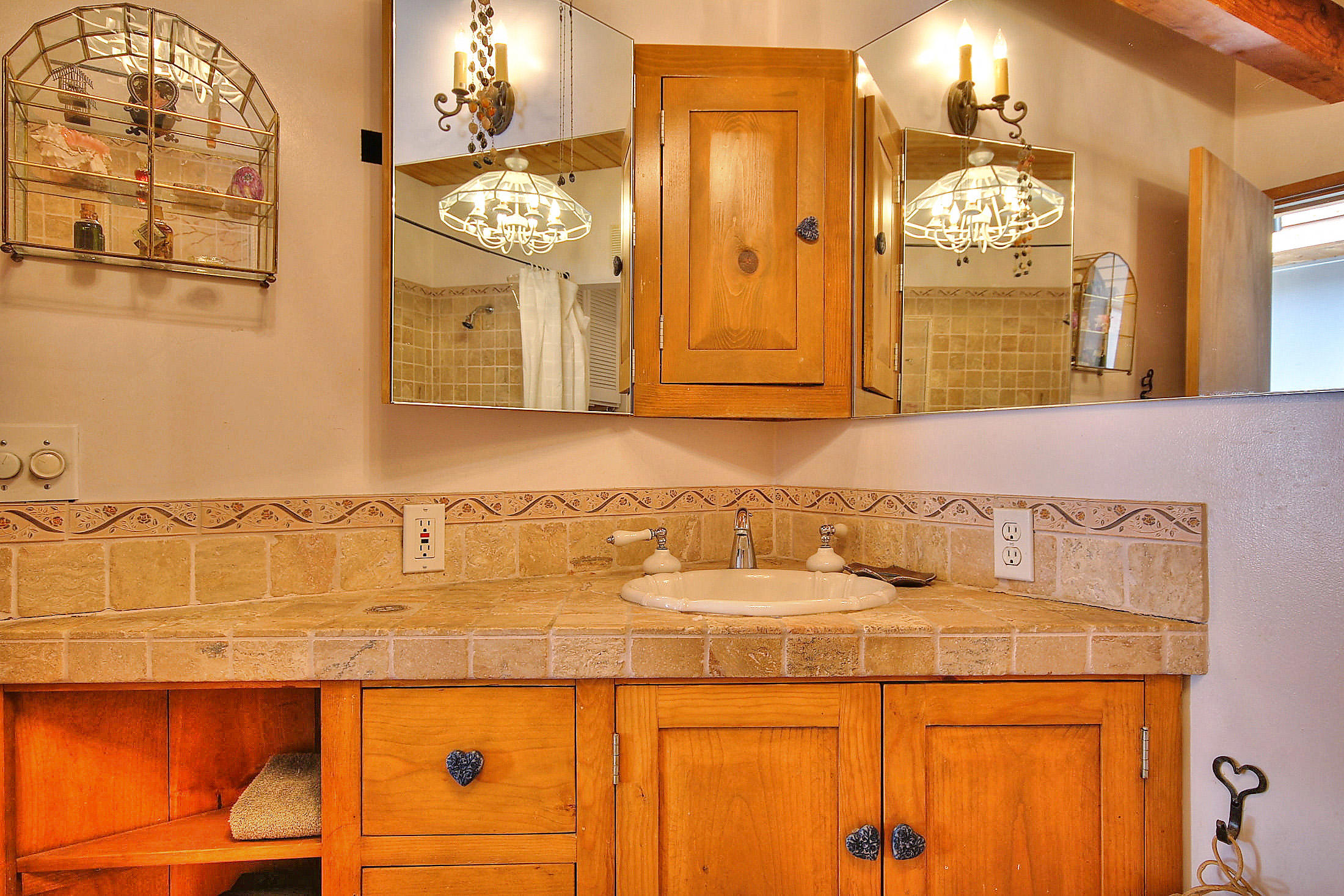 859 Jimeno Road Santa Barbara, CA 93103 - Photo 15 of 24 Master Bath remodeled with Tumbled Stone