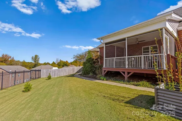a view of a terrace with a bench
