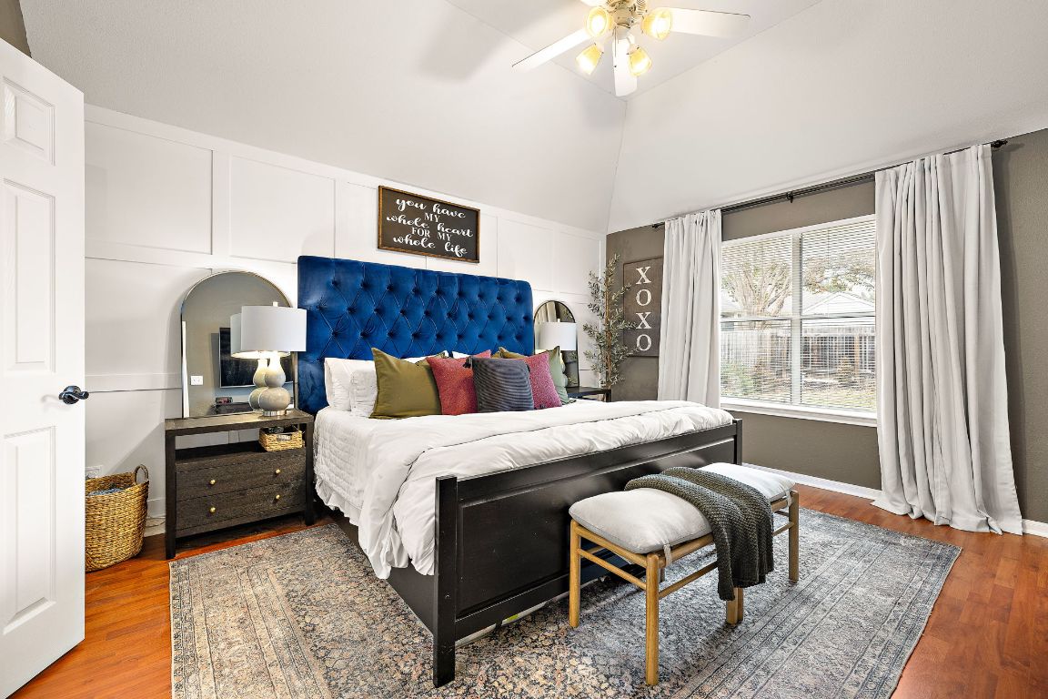 131 Chandler Pointe Loop Round Rock, TX 78665 - Photo 17 of 31 a bed room with a bed and a chair