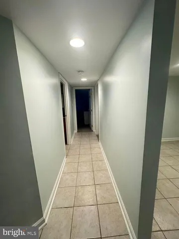 a view of hallway with large window