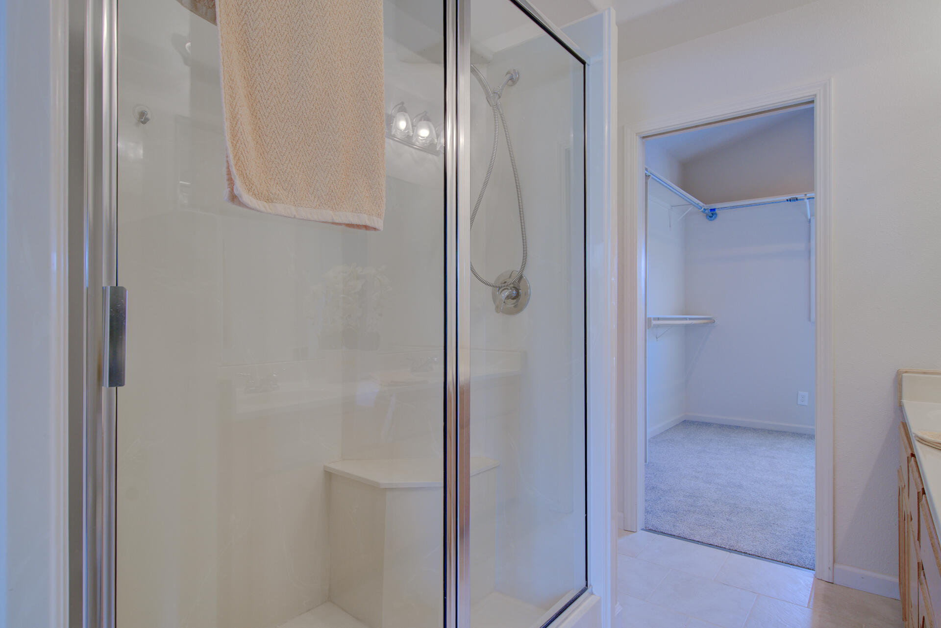 1208 Riviera Drive Redding, CA 96001 - Photo 30 of 39 a bathroom with a glass shower door