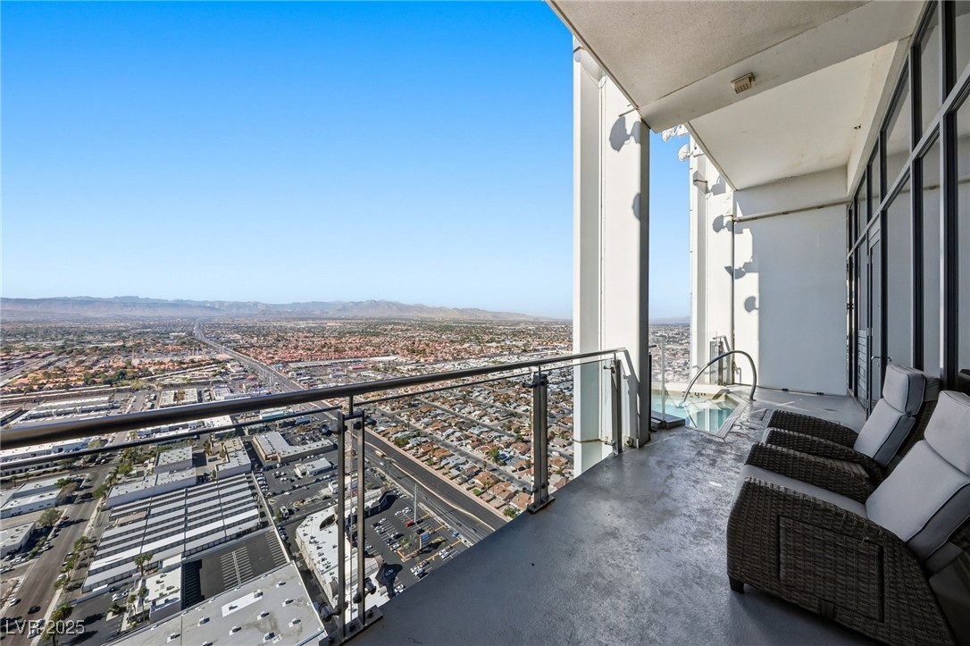 4381 West Flamingo Road, Unit 58301 Las Vegas, NV 89103 - Photo 2 of 32 Balcony with a view of city