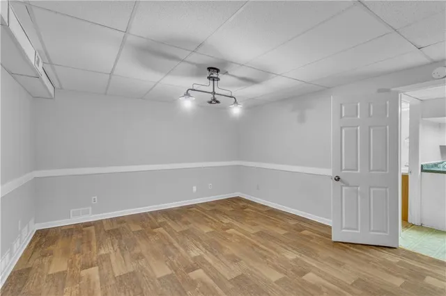 wooden floor in an empty room