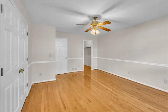 wooden floor in an empty room