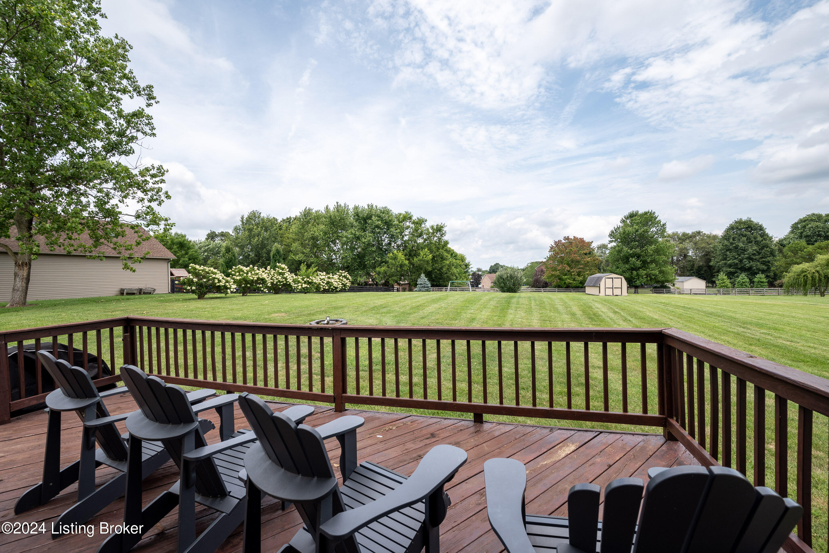 5025 Fox Run Road Buckner, KY 40010 - Photo 26 of 30 AA Fox Run Rear Yard View from Back Deck