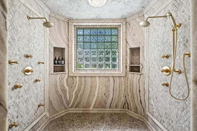 a view of a chairs and table in the patio