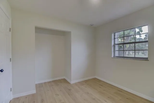 wooden floor in an empty room