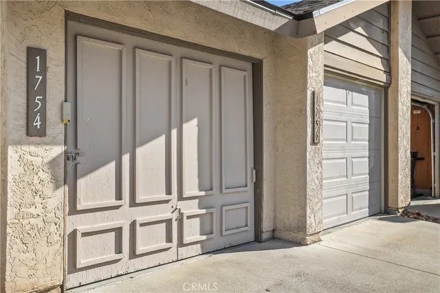 an entrance view with staircase