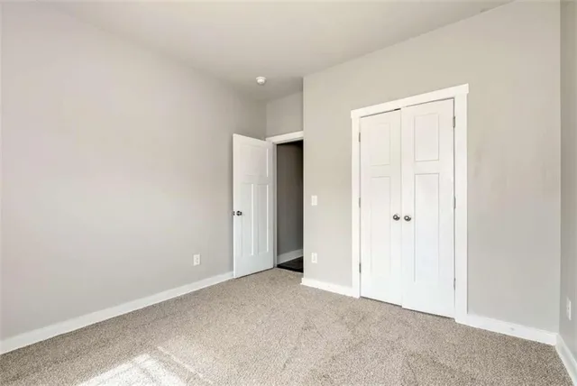 a view of an empty room