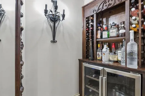 a view of a hallway with a elevator