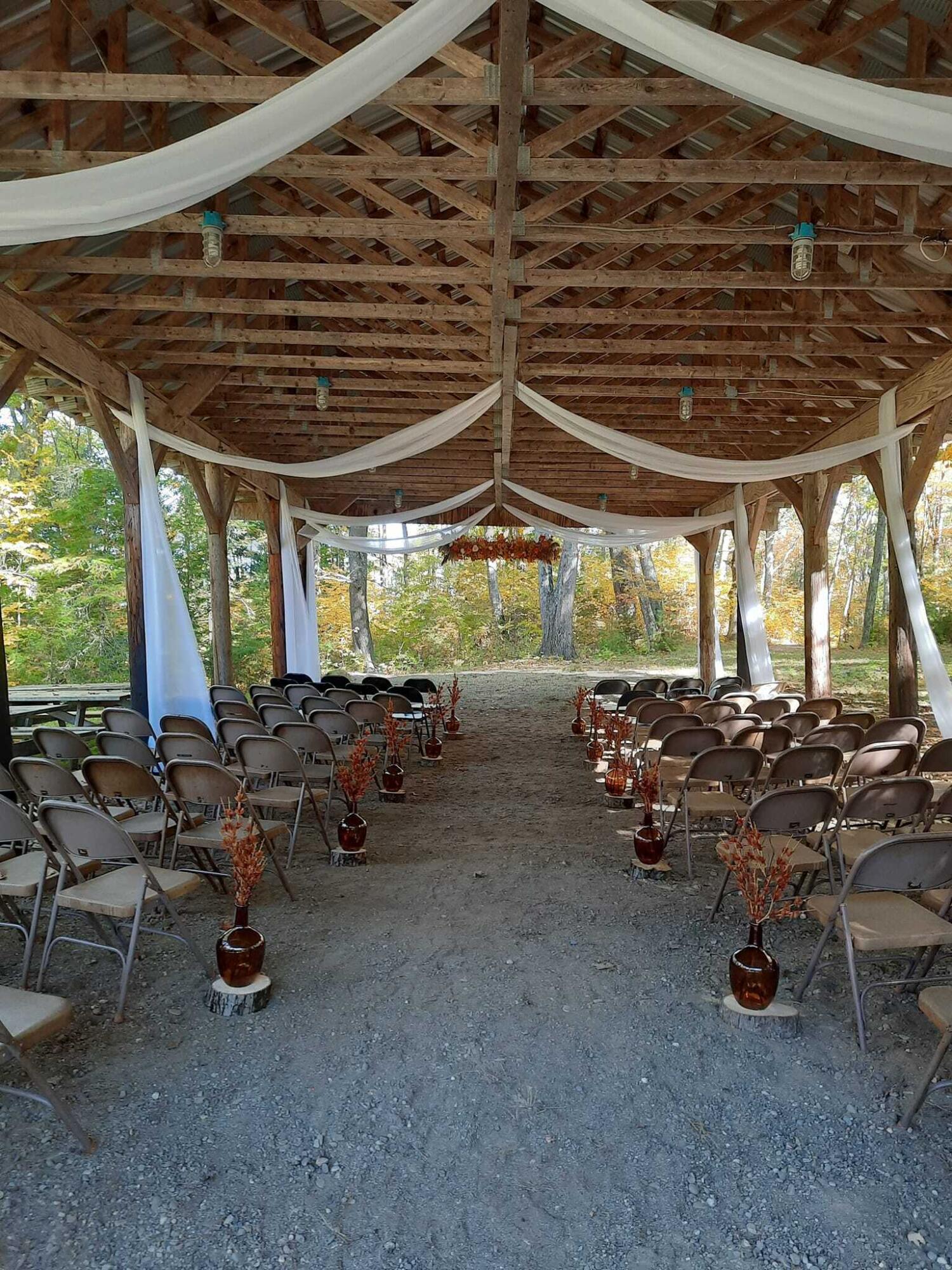 826 Somerville Road Somerville, ME 04348 - Photo 71 of 78 Outdoor Wedding Pavilion