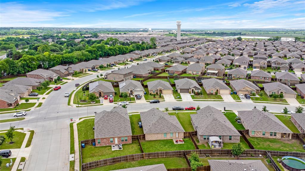 2302 San Marcos Drive Forney, TX 75126 - Photo 25 of 27 an aerial view of residential houses with outdoor space