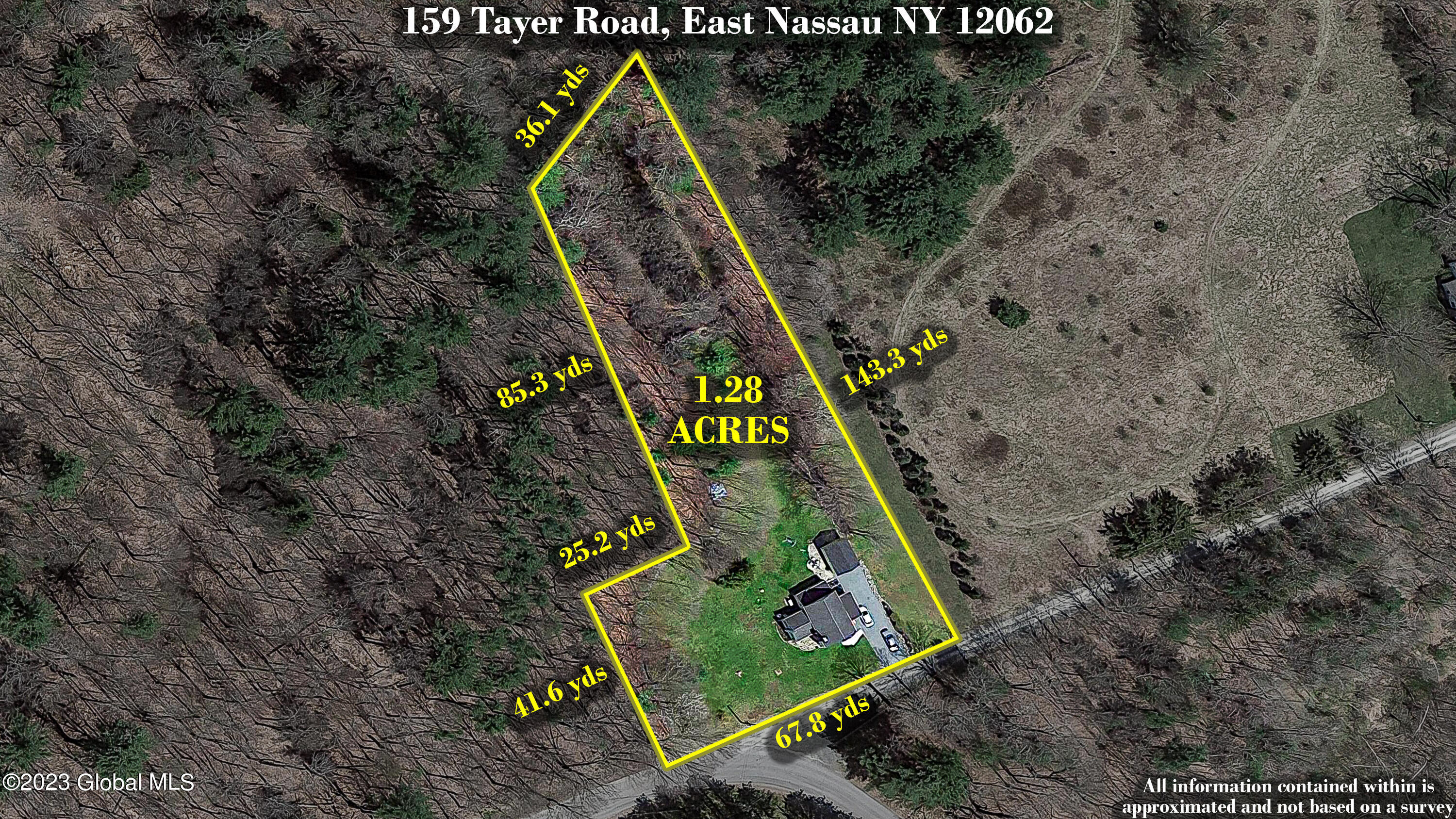 159 Tayer Road Stephentown, NY 12062 - Photo 4 of 52 Property Overlay Dimensions