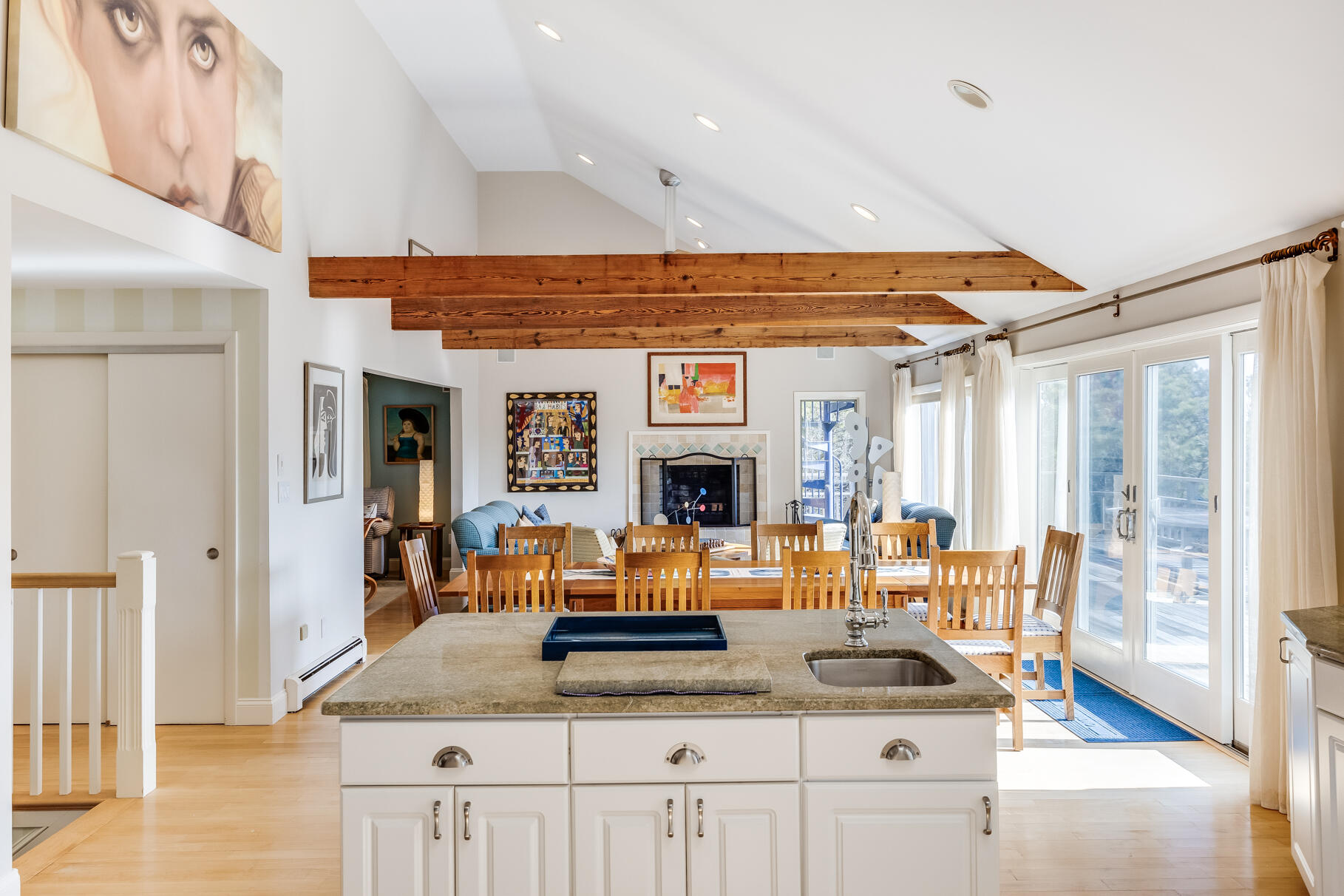 65 Massasoit Road Wellfleet, MA 02667 - Photo 25 of 86 a view of living room with furniture and flat screen tv