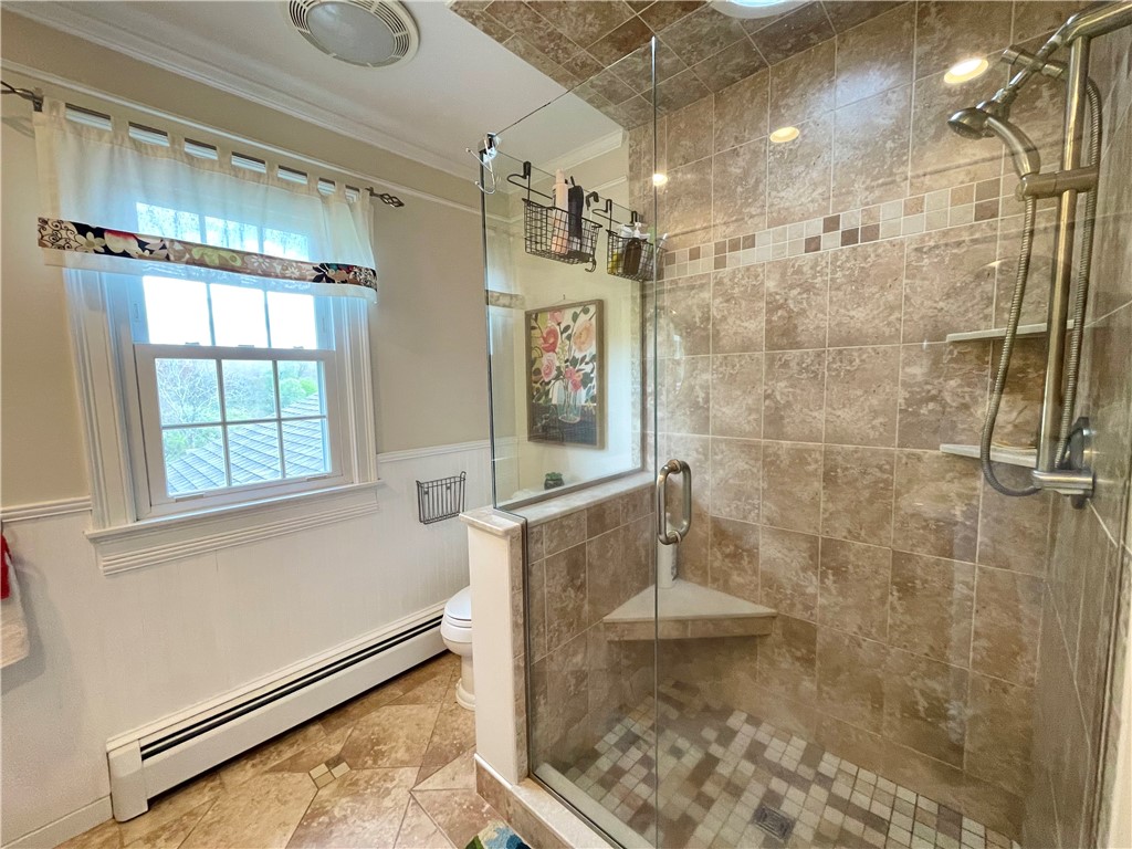 5 Victoria Lane Rehoboth, MA 02769 - Photo 26 of 48 Tiled shower with seat.