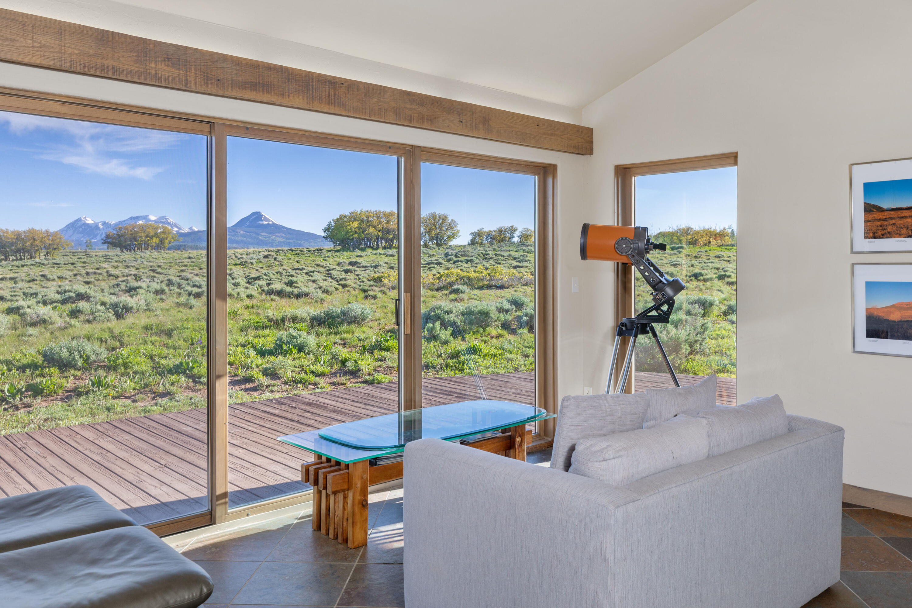 541 Elam Ridge Drive Placerville, CO 81430 - Photo 11 of 36 a living room with furniture and a large window