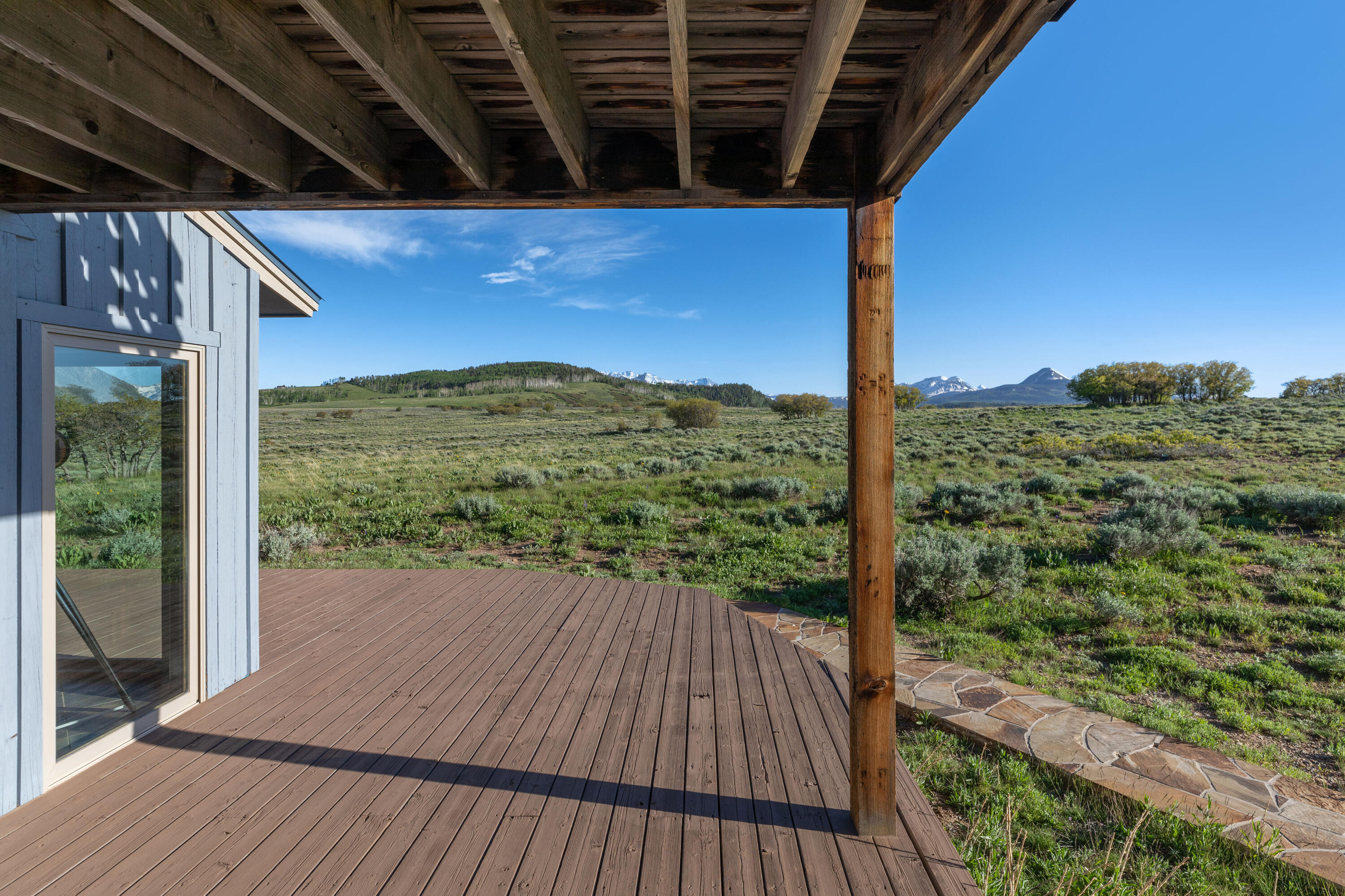 541 Elam Ridge Drive Placerville, CO 81430 - Photo 14 of 36 a view of a balcony with an outdoor space