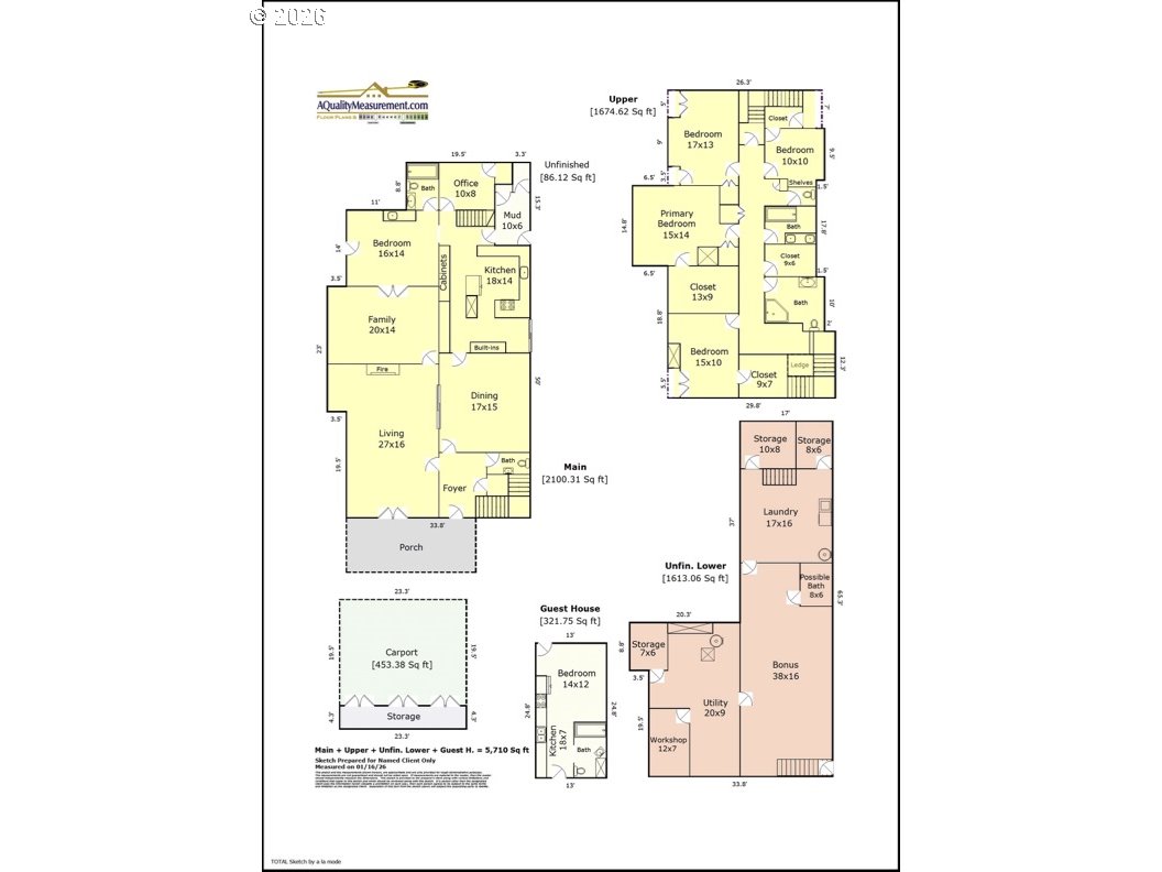 6533 Southwest 34th Avenue Portland, OR 97239 - Photo 48 of 48 Floor Plan