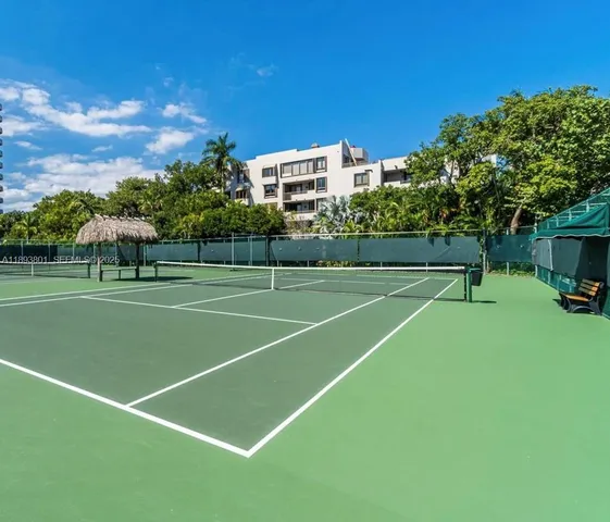 a view of a tennis court