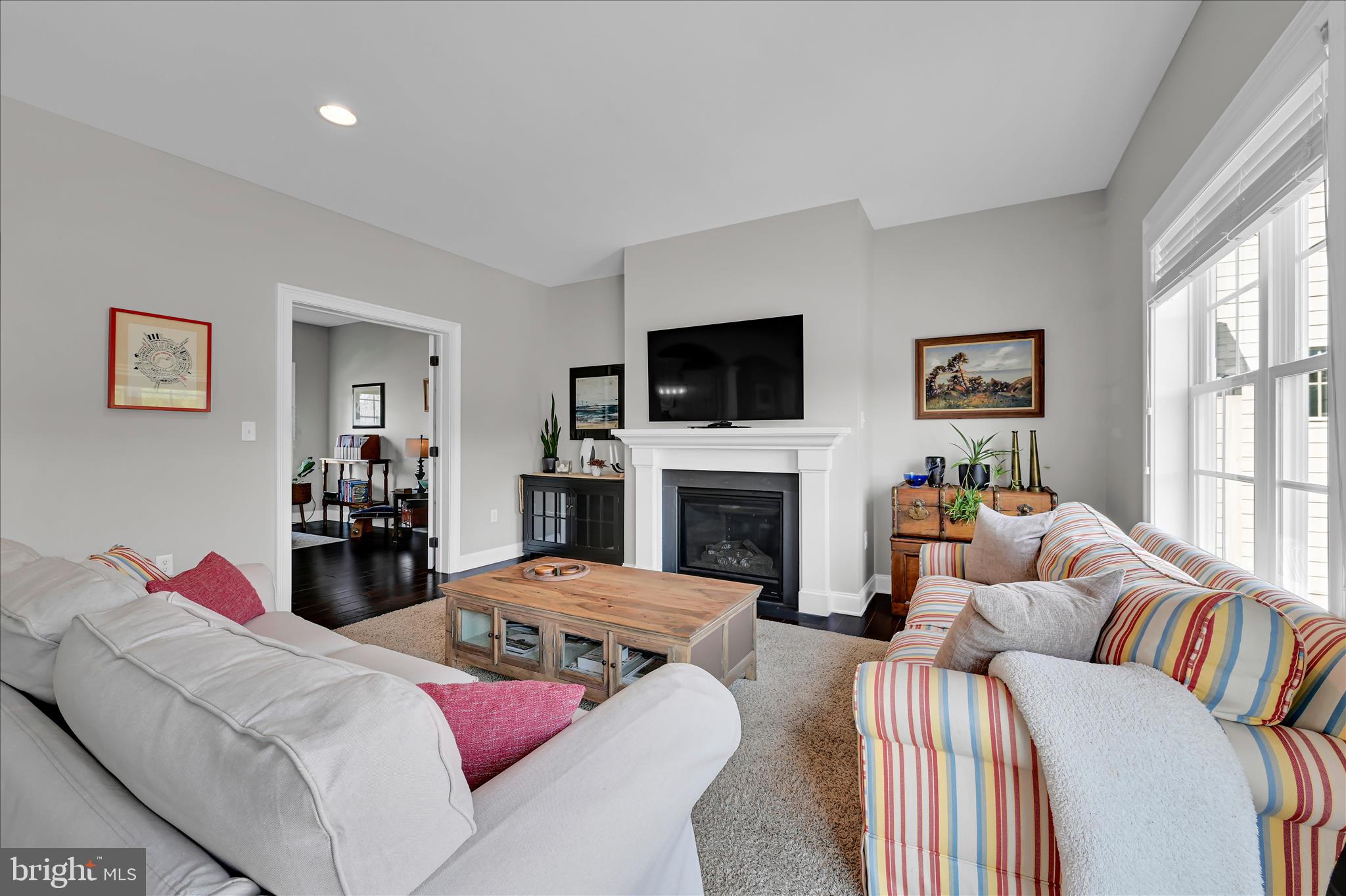 678 Integrity Drive Lititz, PA 17543 - Photo 12 of 51 a living room with furniture a fireplace and a flat screen tv