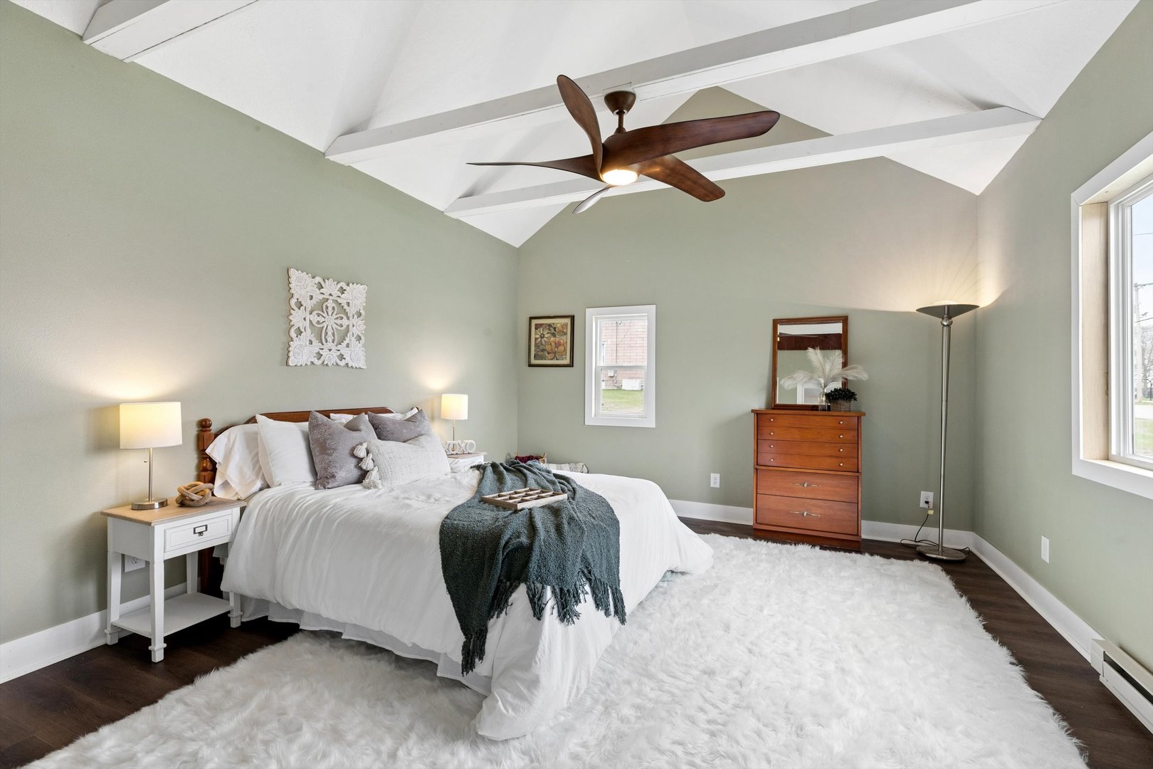 211 Clay Street New Boston, IL 61272 - Photo 13 of 29 a bedroom with bed and window