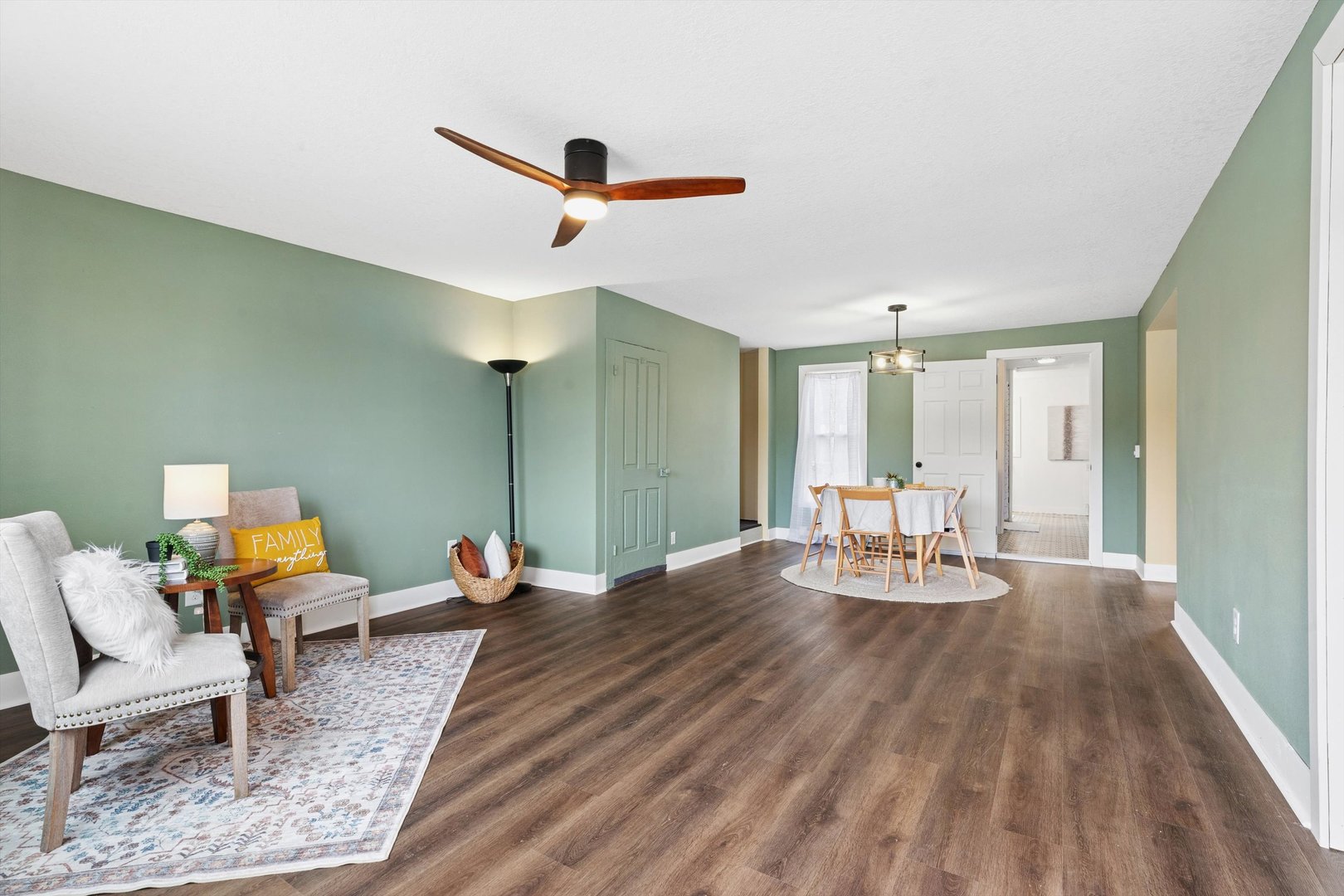 211 Clay Street New Boston, IL 61272 - Photo 3 of 29 a view of a dining room with furniture