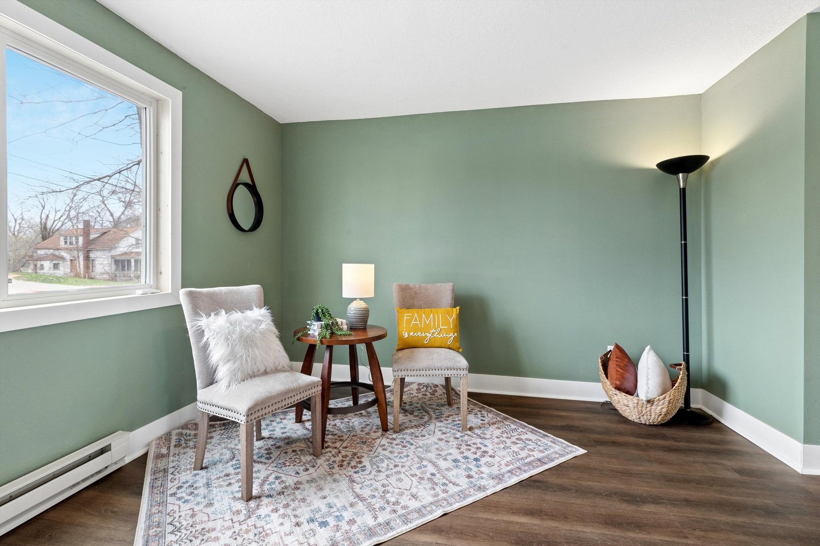 211 Clay Street New Boston, IL 61272 - Photo 4 of 29 a living room with furniture and wooden floor