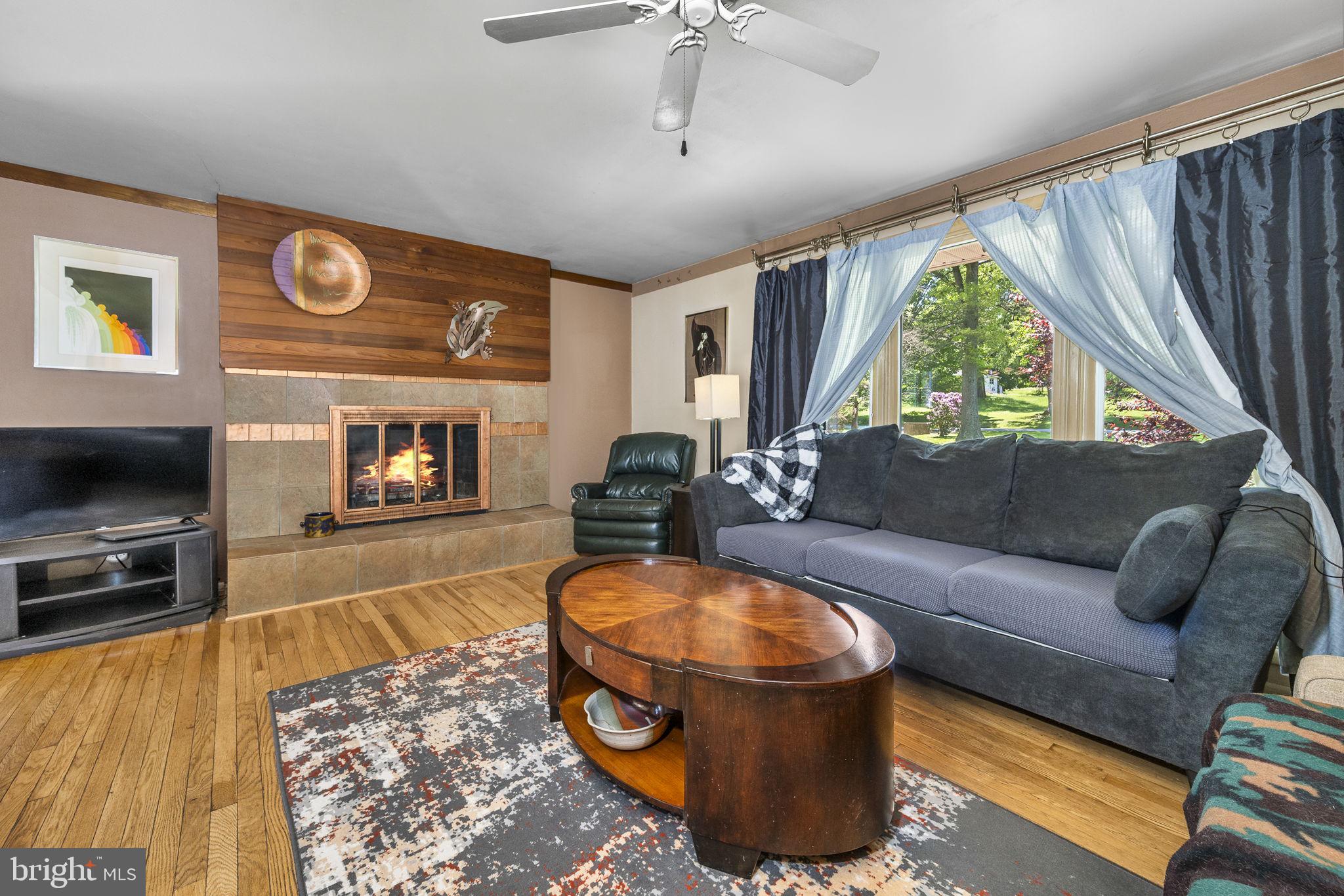 1253 Surrey Road West Chester, PA 19382 - Photo 13 of 36 Living Room w/Fireplace