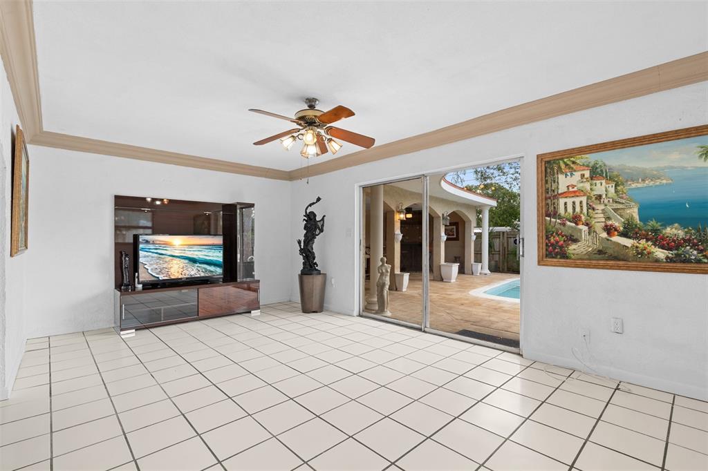 755 43rd Street St. Petersburg, FL 33713 - Photo 19 of 46 a view of a room window and wooden floor