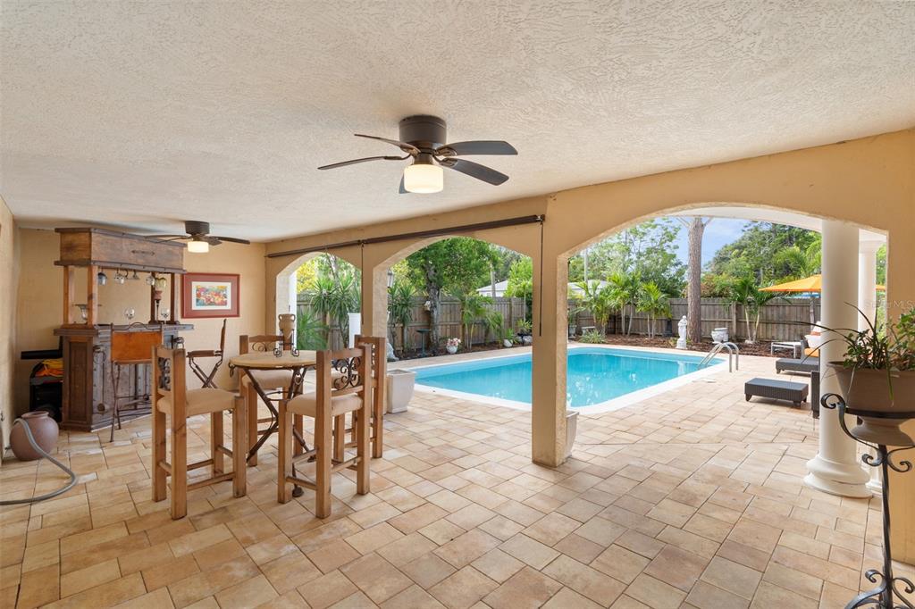 755 43rd Street St. Petersburg, FL 33713 - Photo 36 of 46 a view of a dining room with furniture water view and mountain view