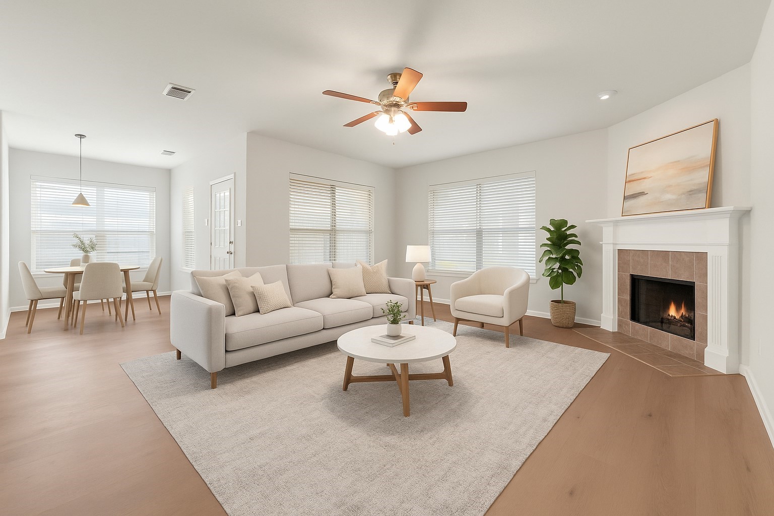 19827 Lajuana Lane Spring, TX 77388 - Photo 17 of 46 Virtually staged living room