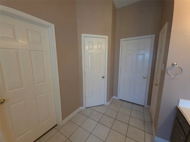 a view of an empty room