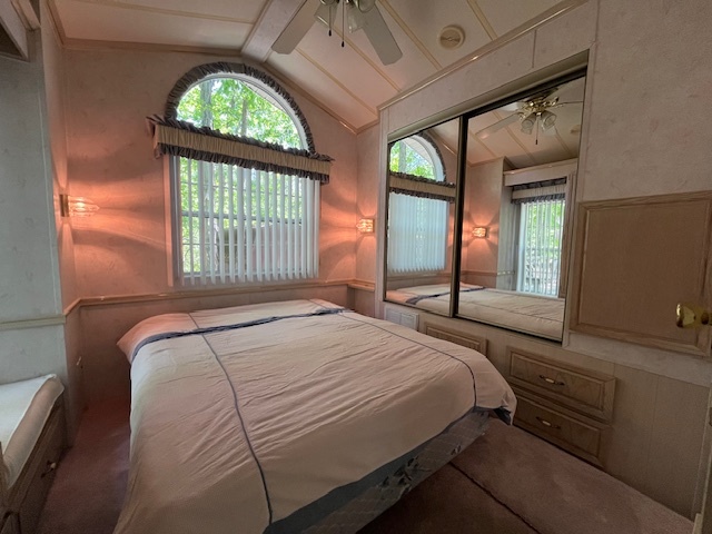 2795 East 28th Road Marseilles, IL 61341 - Photo 15 of 59 a bedroom with a large bed and a large window