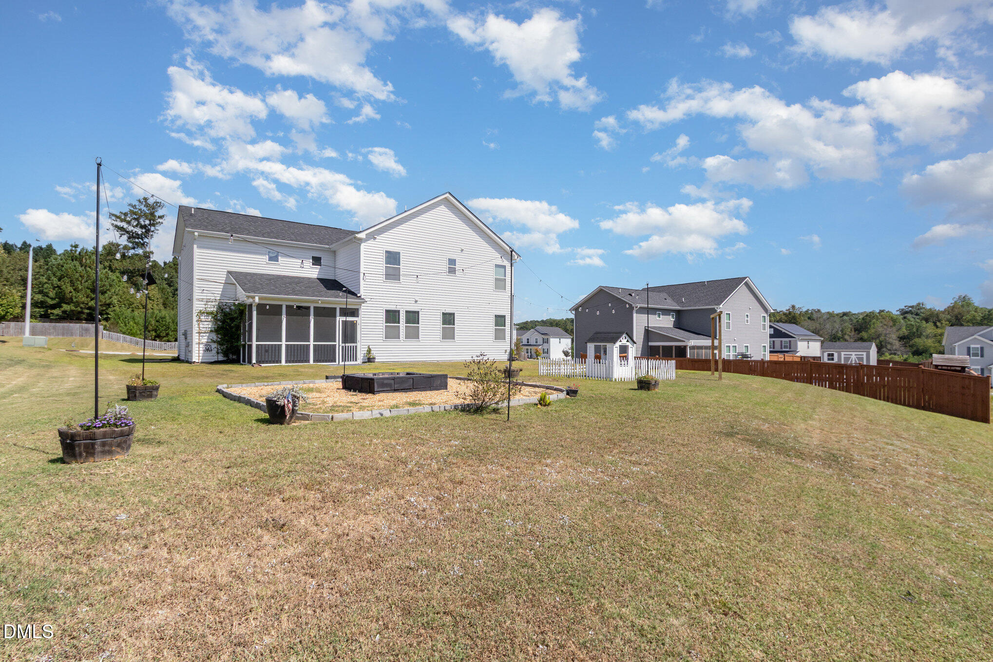 39 Calabor Court Fuquay-Varina, NC 27526 - Photo 37 of 40 a view of a house with swimming pool and sitting area
